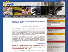 Tablet Screenshot of aedh.eu